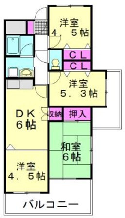クレストみずほ台の物件間取画像